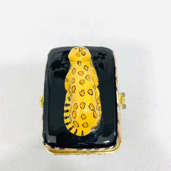 Safari Wild Cat Trinket Box by Eileen Tramonte - Picture 4 of 8